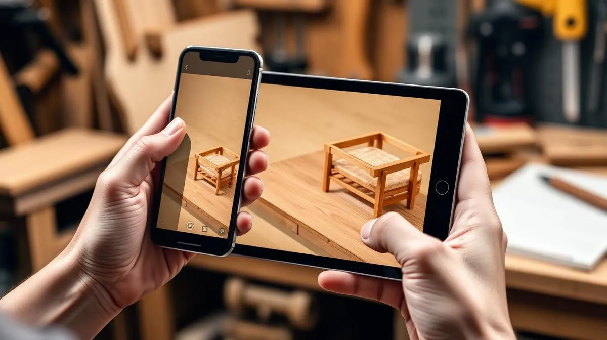 View Woodworking 3D Plans on Mobile